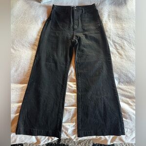 Rolla’s High Rise Black Wide-Leg Jeans